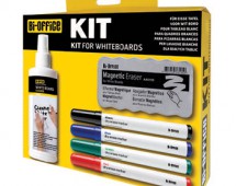Kits para quadro branco magnético e não magnético